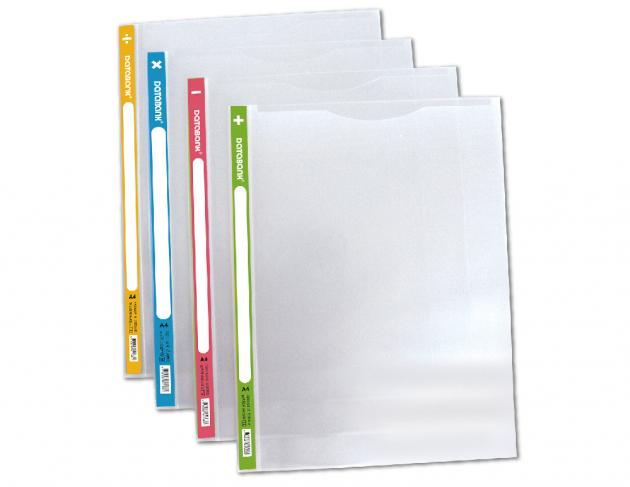 A4 附背條直式U型文件夾12入-混色 (TS01-U316) 1