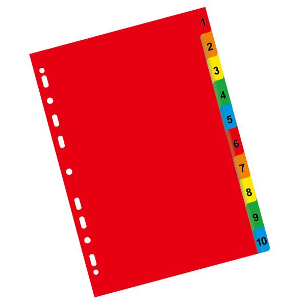 Colorful Index - 10 Dividers