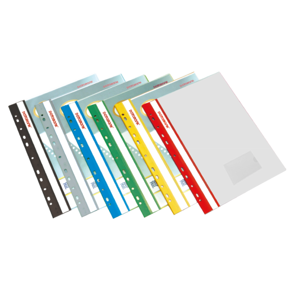 A4 標準型附名片袋11孔10頁輕便資料簿 (FX-11-10N-49)