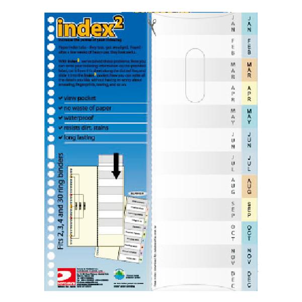 View Pocket Index - Monthly Dividers