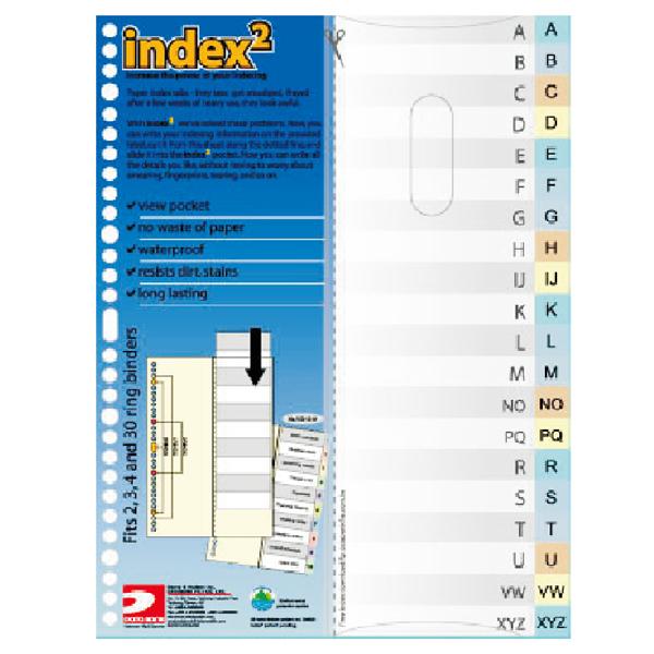 View Pocket Index - Alphabet Dividers